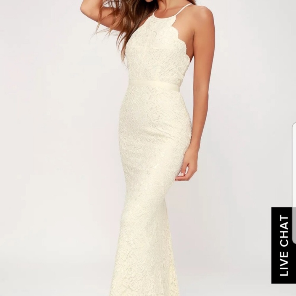 [never worn] Lulu’s Zenith lace “maxi” dress